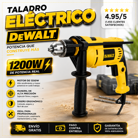 Taladro Percutor DWT 1200w Mandril 1/2